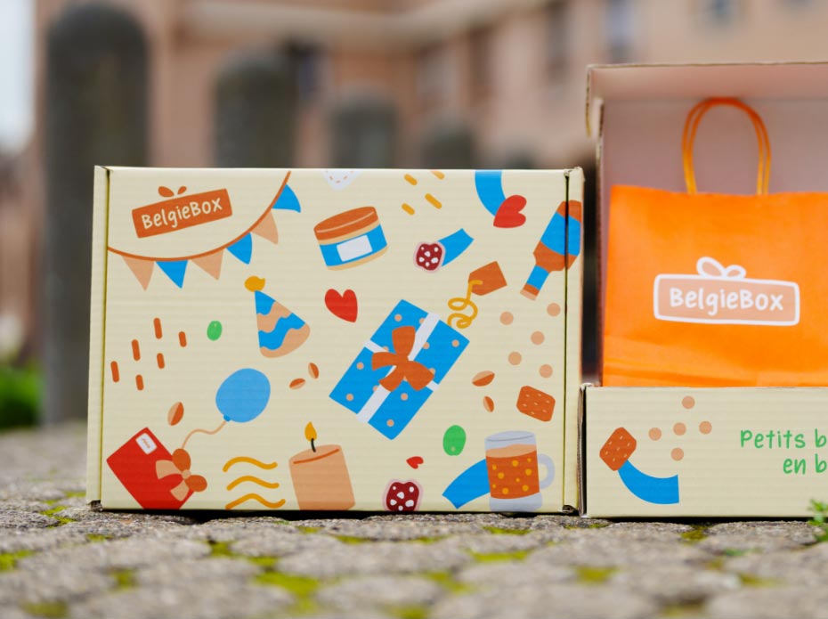 base crème - création logo et packaging belgiebox
